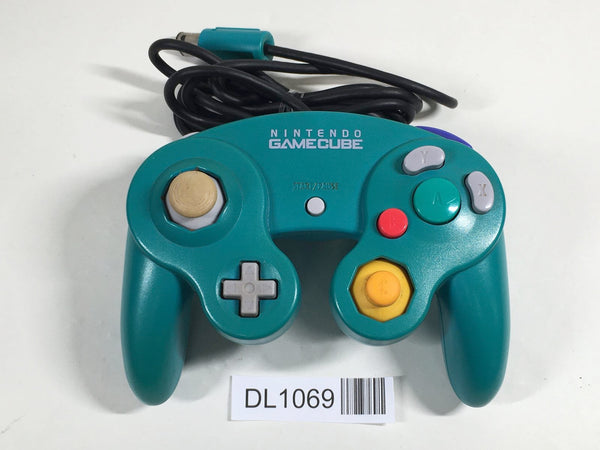 DL1069 Tested Working - Game Cube Controller Emerald Blue GameCube Japan