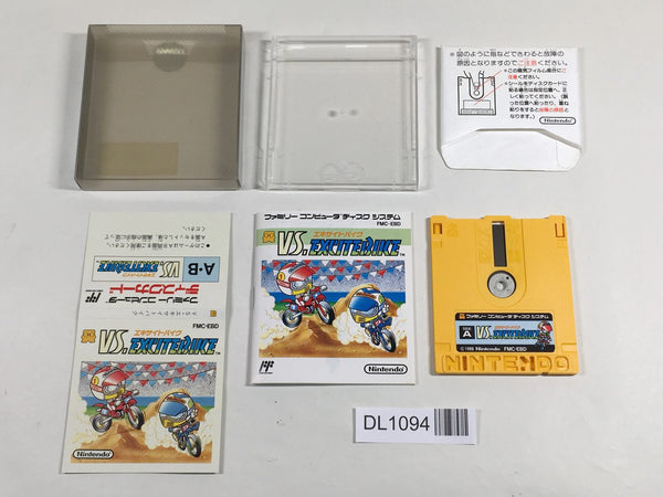 DL1094 Vs. Excitebike BOXED Famicom Disk Japan