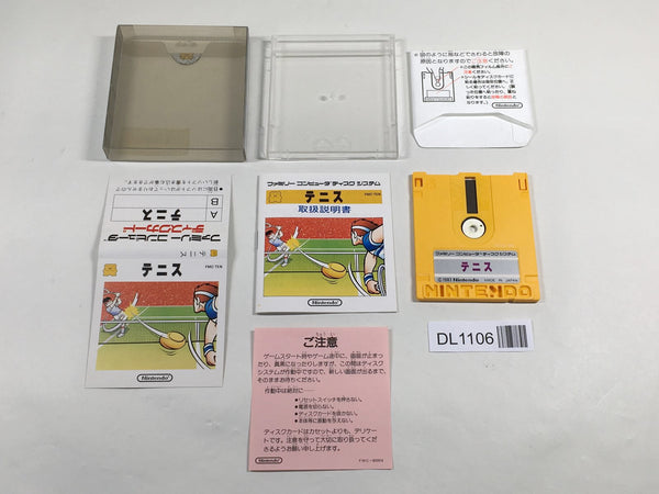 DL1106 Tennis BOXED Famicom Disk Japan