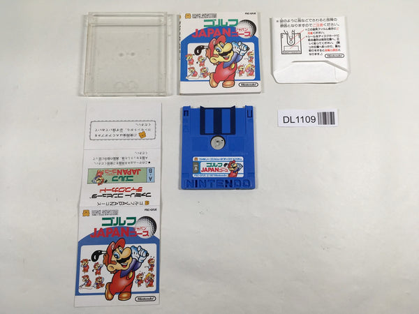 DL1109 Golf Japan Course Famicom Disk Japan