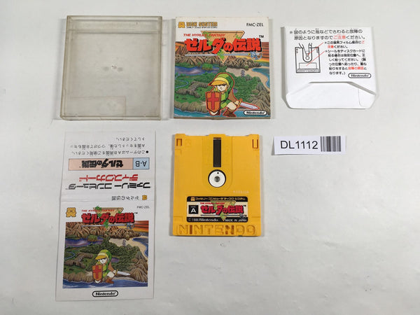 DL1112 The Legend Of Zelda 1 Famicom Disk Japan