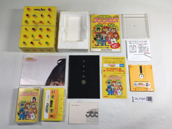 DL1191 Kieta Princess BOXED Famicom Disk Japan