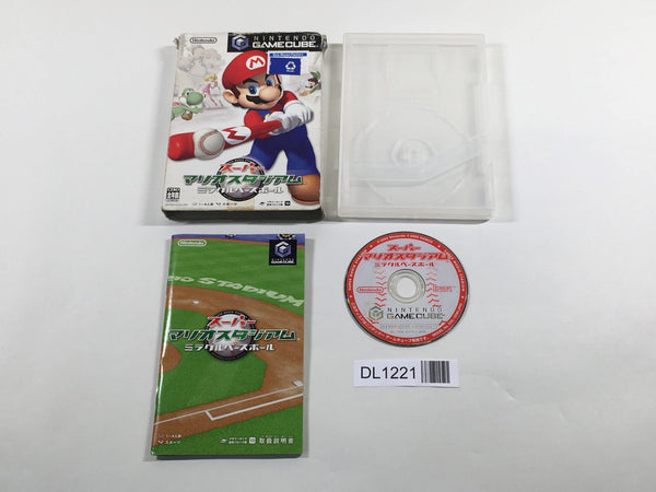 DL1221 Mario Superstar Baseball Super Mario Stadium Miracle BOXED GameCube Japan