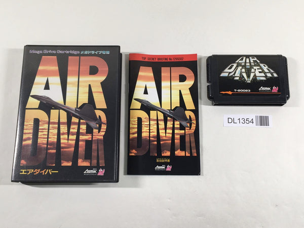 DL1354 Air Diver BOXED Mega Drive Genesis Japan