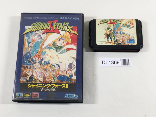 DL1369 Shining Force II Koe no Fuuin BOXED Mega Drive Genesis Japan