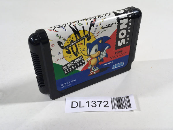 DL1372 Sonic The Hedgehog Mega Drive Genesis Japan