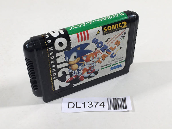 DL1374 Sonic The Hedgehog 2 Mega Drive Genesis Japan