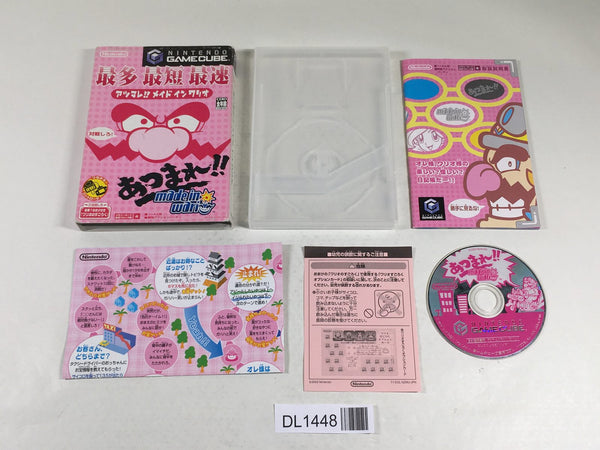 DL1448 WarioWare Inc. Mega Party Game$ Made in Wario BOXED GameCube Japan