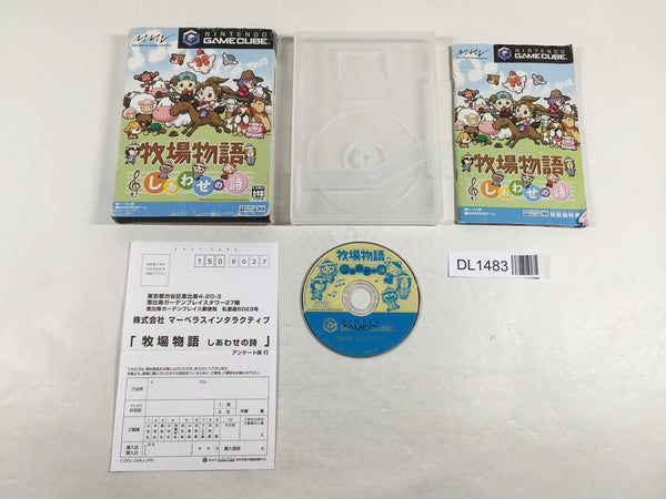 DL1483 Harvest Moon Magical Melody Shiawase No Uta BOXED GameCube Japan
