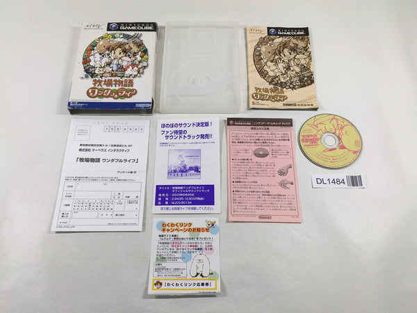 DL1484 Harvest Moon Another Wonderful Life BokujoMonogatari BOXED GameCube Japan