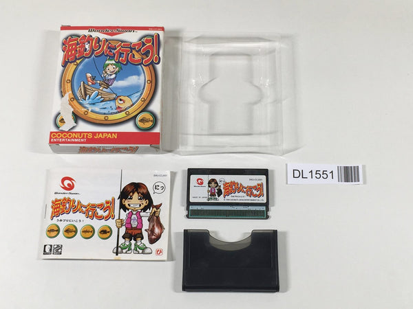 DL1551 Umitsuri ni ikou! BOXED Wonder Swan Bandai Japan