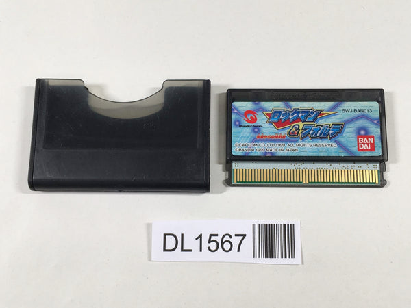 DL1567 Rockman & Forte Mirai kara no Chosensha Wonder Swan Bandai Japan