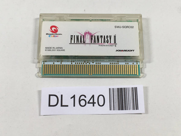 DL1640 FINAL FANTASY II Wonder Swan Bandai Japan