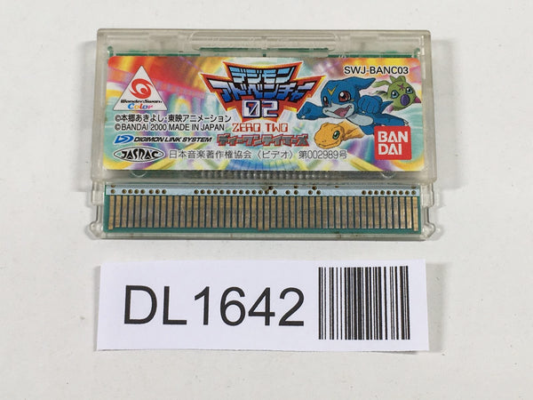 DL1642 DIGIMON ADVENTURE ZERO TWO D1 TAMER Wonder Swan Bandai Japan