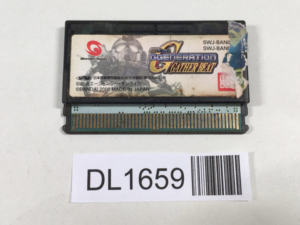 DL1659 SD GUNDAM GGENERATION GATHER BEAT Wonder Swan Bandai Japan