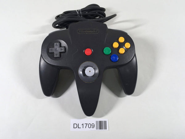 DL1709 Tested Working - Nintendo 64 Controller Black N64 Japan