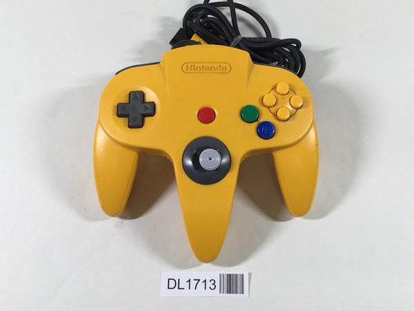 DL1713 Tested Working - Nintendo 64 Controller Yellow N64 Japan