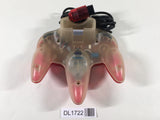 DL1722 Tested Working - Nintendo 64 Controller Clear Red N64 Japan
