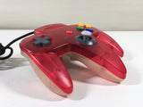 DL1722 Tested Working - Nintendo 64 Controller Clear Red N64 Japan
