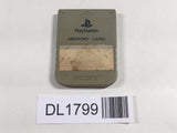 DL1799 Play Station One 1 Memory Card PS1 Japan