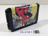 DL2381 Spiderman Spider Man Mega Drive Genesis Japan