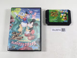 DL2674 World of Illusion I Love Mickey & Donald BOXED Mega Drive Genesis Japan