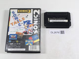 DL2676 Sonic The Hedgehog 2 BOXED Mega Drive Genesis Japan