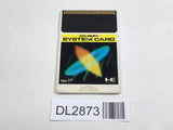 DL2873 System Card PC Engine Japan