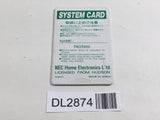 DL2874 System Card PC Engine Japan