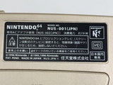 DL3644 Tested Working - Nintendo 64 GOLD N64 Console Nintendo Japan