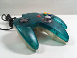 DL3668 Tested Working - Nintendo 64 Controller Clear Blue Console Nintendo Japan