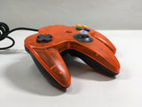 DL3670 Tested Working Nintendo 64 Controller Clear Orange & Black Console Japan