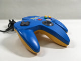 DL3672 Tested Working Nintendo 64 Controller Pikachu Blue & Yellow Console Japan