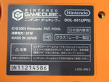 DL3679 Tested Working - Game Cube Orange DOL-001 Console Nintendo Japan