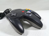 Nintendo 64 Controller Black & Gray Console Japan - Tested Working DL4277