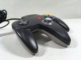 Nintendo 64 Controller Black & Gray Console Japan - Tested Working DL4279