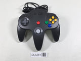 Nintendo 64 Controller Black & Gray Console Japan - Tested Working DL4281