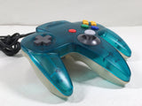 Nintendo 64 Controller Clear Blue Console Nintendo Japan - Tested Working DL4282