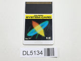 System Card PC Engine TurboGrafx HU Japan - DL5134