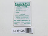 System Card PC Engine TurboGrafx HU Japan - DL5134
