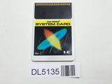 System Card PC Engine TurboGrafx HU Japan - DL5135