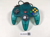 Nintendo 64 Controller Clear Blue Console Nintendo Japan - Tested Working DL5228