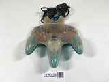 Nintendo 64 Controller Clear Blue Console Nintendo Japan - Tested Working DL5228
