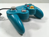Game Cube Controller Emerald Blue Console Nintendo Japan - Tested Working DL5266