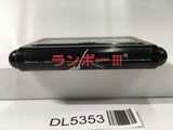 Rambo III SEGA MegaDrive Genesis Japan - DL5353