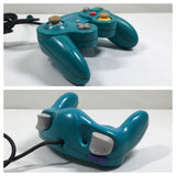 Game Cube Controller Emerald Blue Console Nintendo Japan - With Defects DL5706