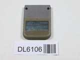 Play Station 1 Memory Card SONY PS1 Japan - DL6106