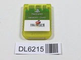 Play Station 1 Memory Card SONY PS1 Japan - DL6215