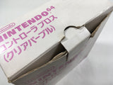 Nintendo 64 Controller Clear Purple Console Boxed Japan - Tested Working DL6617