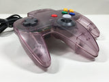 Nintendo 64 Controller Clear Purple Console Boxed Japan - Tested Working DL6617
